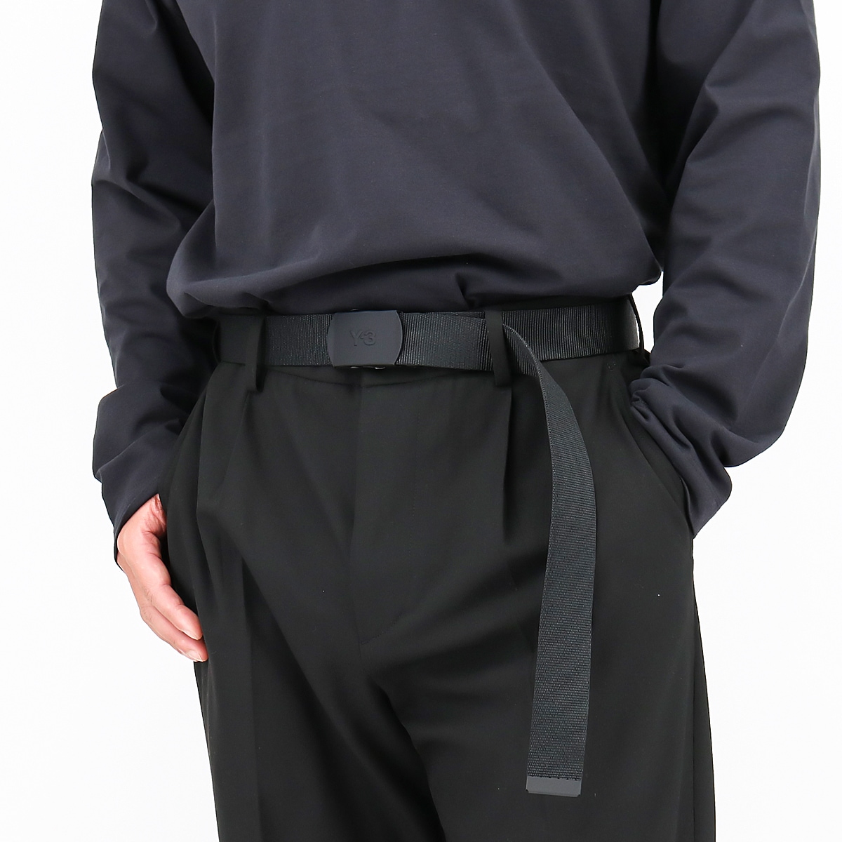 CL L BELT KA2308 メンズメタルバックルベルト ガチャベルト ロゴ ブランド