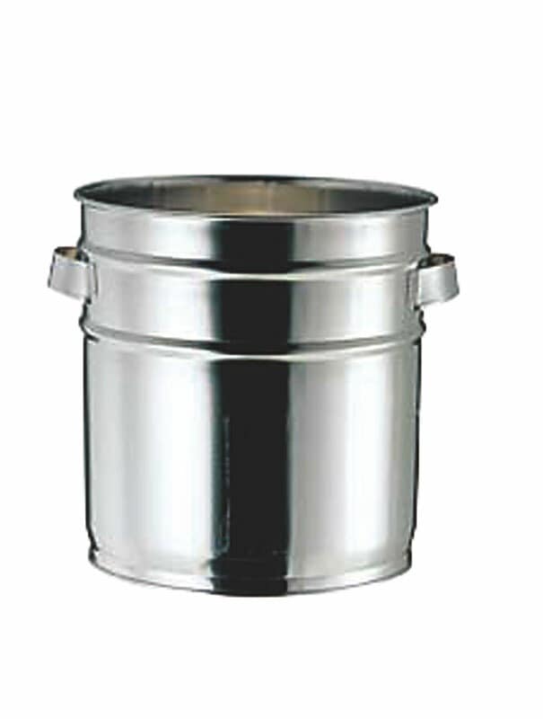18-8バケット（両手ハンドル） 13L 本体（蓋別売） V-1308B