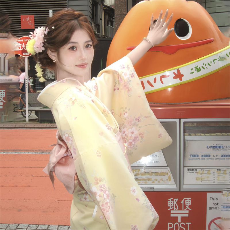 【3日出荷】新しい浴衣ワンピース着物 ゆかた