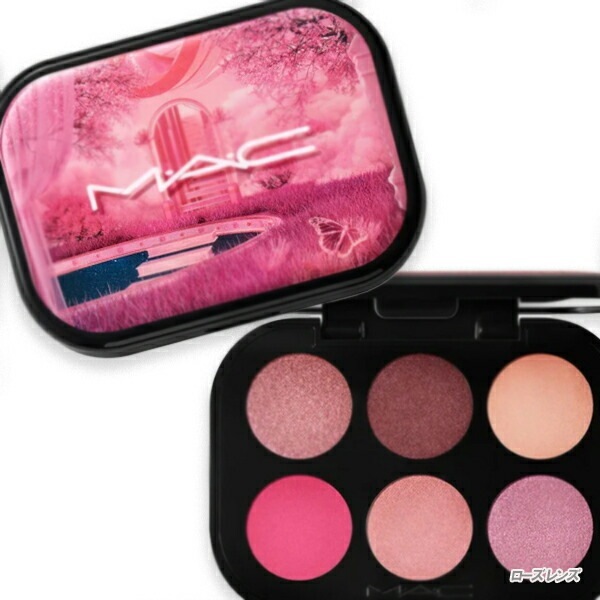 MAC コネクト イン カラー アイシャドウ パレット 6: ローズ レンズ