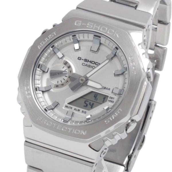 G-SHOCK GM-2110D-7A 腕時計 メンズ シルバー クオーツ アナログ