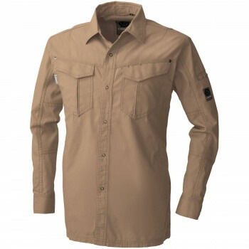 桑和 575 長袖シャツ 3Lサイズ ブラウン（81） G.GROUND