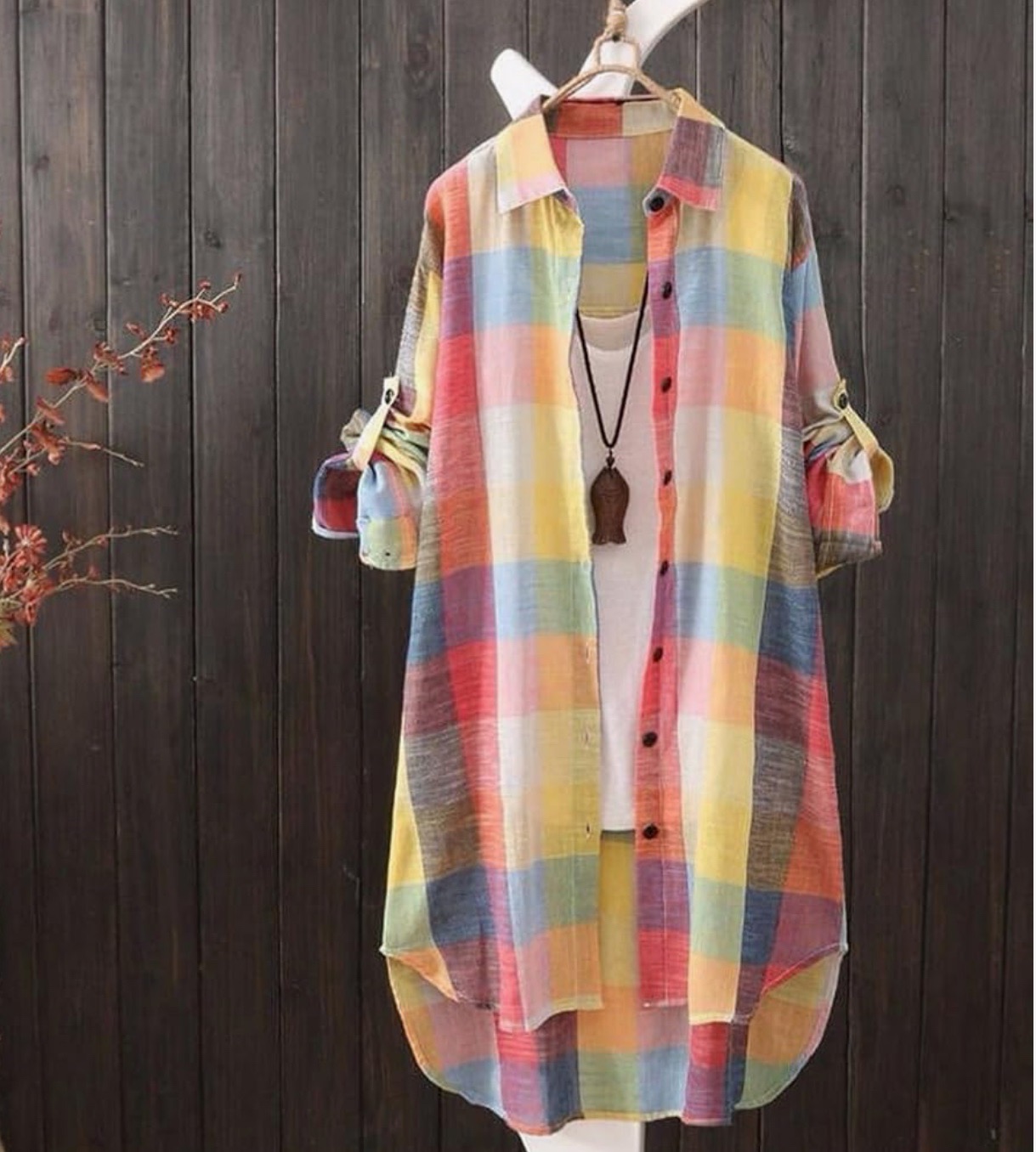 シャツ チェック柄 レディース トップス