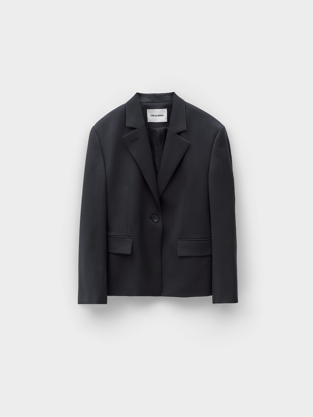 【LOW CLASSIC】26SS TAILORED JACKET : CHARCOAL