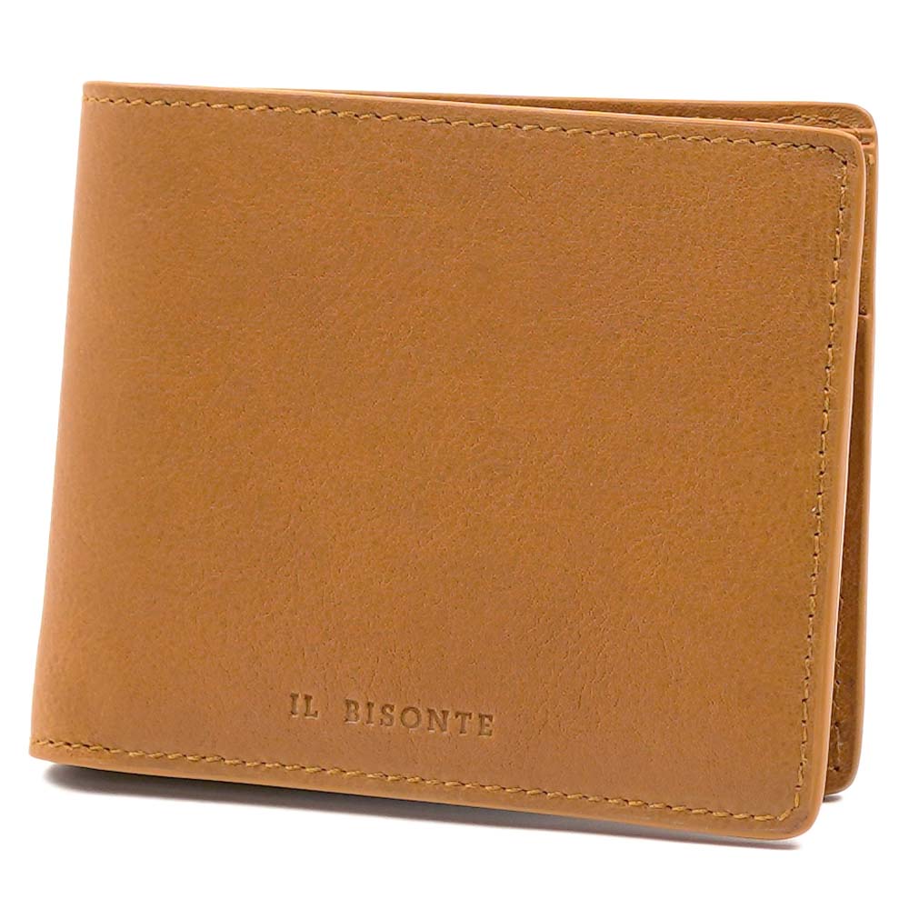 イルビゾンテ 財布 IL BISONTE メンズ 小銭入れあり 二つ折り財布 NATURALE ナチュラル ウォレット SBW060 POX001 NA252C