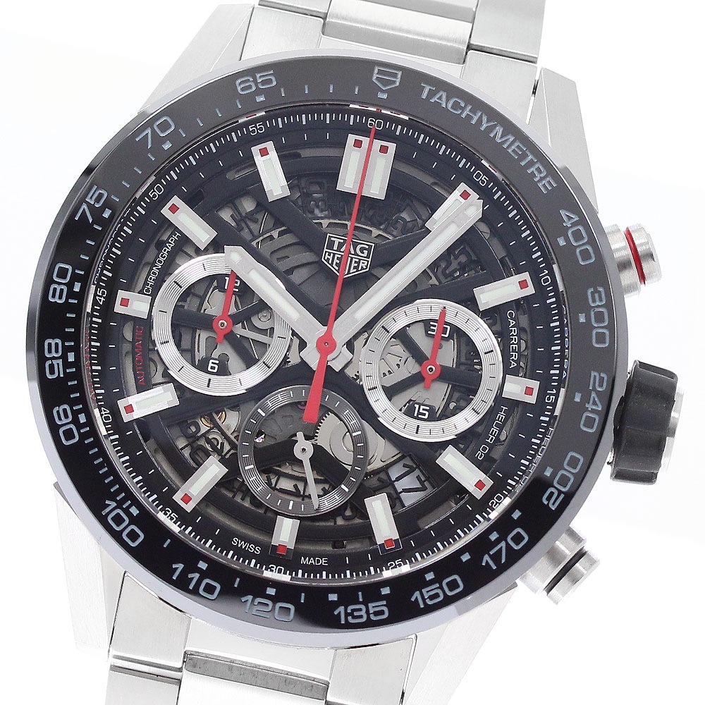 タグホイヤー TAG HEUER CBG2A10 カレラ キャリバーホイヤー02 クロノグラフ デイト 自動巻き メンズ 良品 _906007【中古】