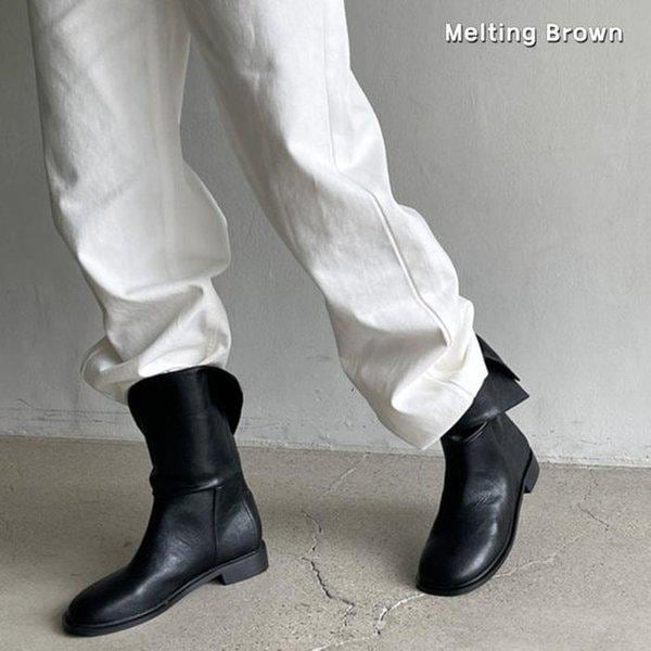女性用秋ブーツ 女性用ミドルブーツ 3cm K78