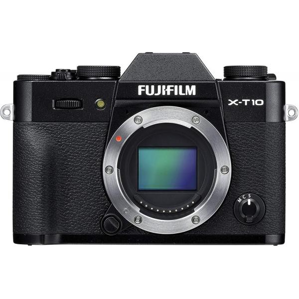 【中古】フジフィルム FUJIFILM X-T10 ボディ ブラック X-T10-B SDカード付き