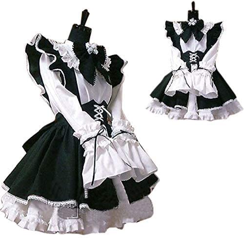 メイド服 ゴスロリ 萌えコスプレ衣装 超かわいい ロリータワンピース 用 ウェイトレス 服