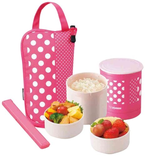 象印 ( ZOJIRUSHI ) 保温弁当箱 【0.5合】 ピンク SZ-JA02-PA