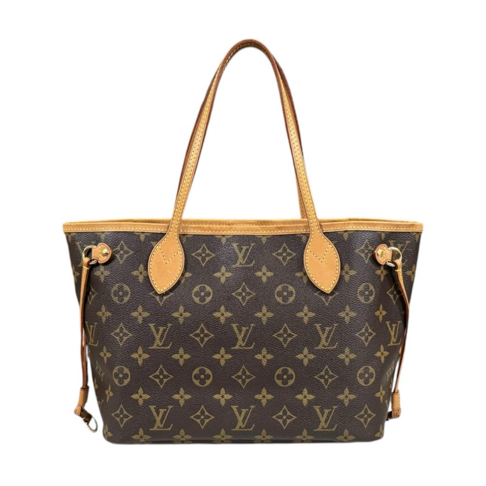 ルイヴィトン ネヴァーフルPM モノグラム トートバッグ モノグラムキャンバス M40155 ブラウン LOUIS VUITTON 中古