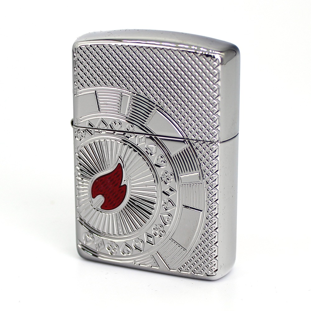 Zippo ジッポーライター定番デコ アーマー 北米シリーズ 49058 Poker Chip 彫刻エポキシインレイ