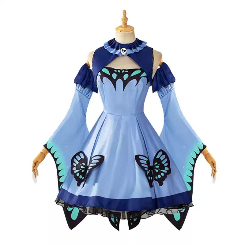 VTuber 潤羽るしあ コスプレ衣装ウィッグ 靴演出服 変装 仮装ハロウィン