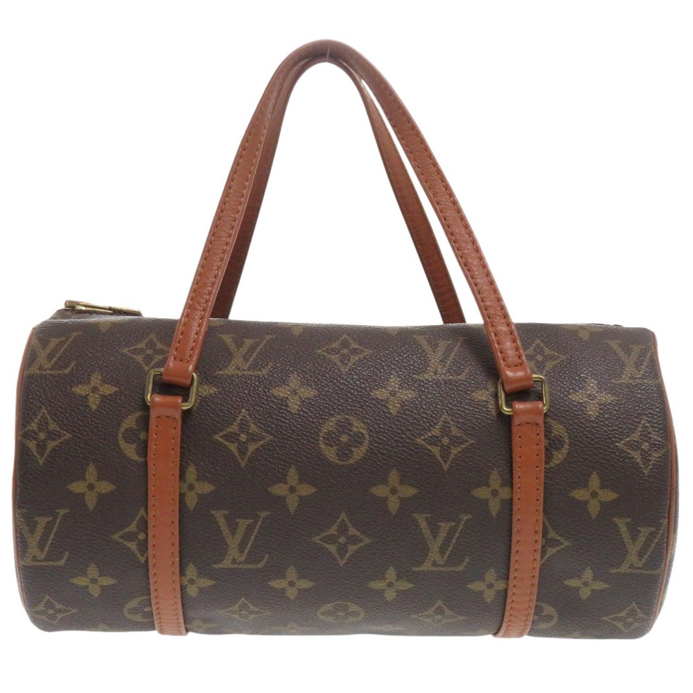 パピヨン26 モノグラム M51366 ハンドバッグ モノグラムキャンバス/モノグラムキャンバス ブラウン LV 0913【中古】 レディース