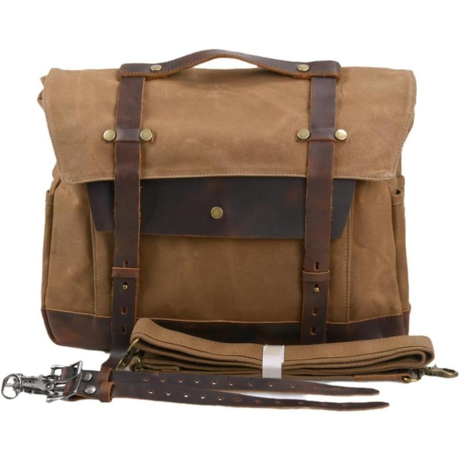 防水アウトドア旅行オートバイ乗馬オートバイ多機能キャンバスバッグレトロトレンディなキャンバスオートバイサイドバッグハーレーキャンバスショルダークロスボ 7,926円