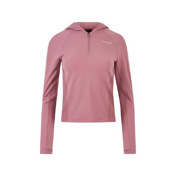 ウィメンズ トレーニング ハーフジップ フード FM1SPJPCNHD252W-DPK