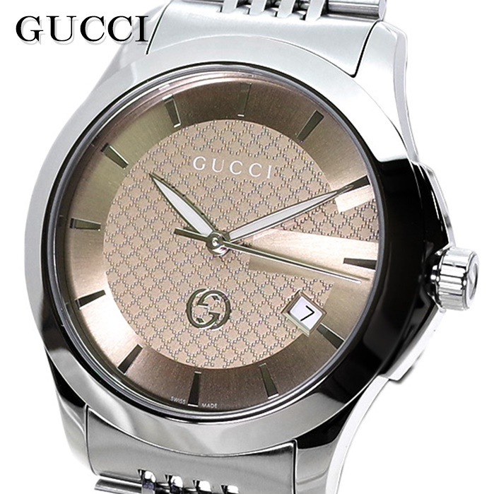 腕時計 メンズ YA1264107 クォーツ シャンパンゴールド シルバー