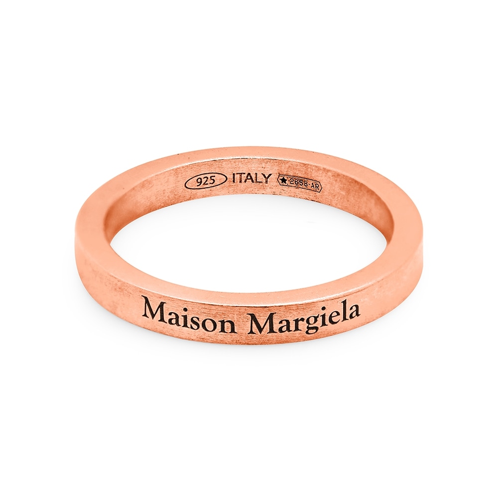 メゾンマルジェラ SM1UQ0080 SV0158 952 刻印入りロゴ 3mm シルバーリング