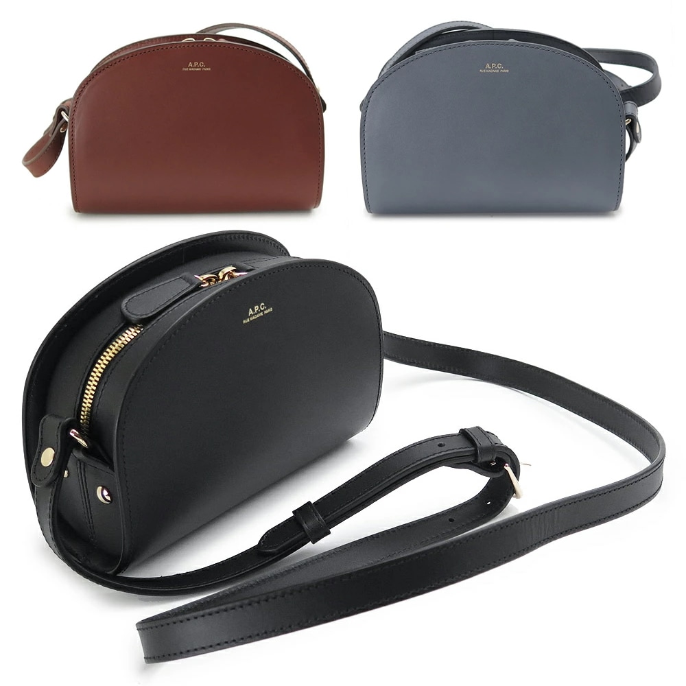 ショルダーバッグ レディース DEMI LUNE ミニ PXAWV F61392 ハーフムーン 半月型