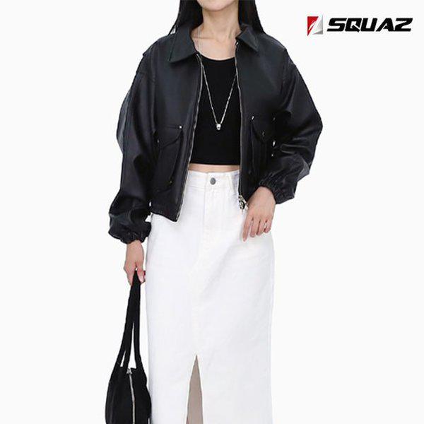 女性レザーツーウェイアウターカラーレザージャケットSMOR050 13,644円