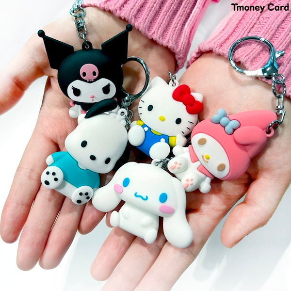 Qoo10] サンリオ 【国内発送】キーリング型 T-money