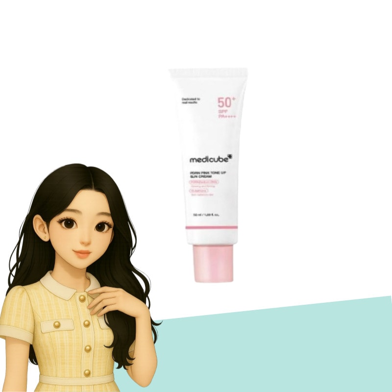 PDRN ピンク トーンアップ サンクリーム 50ml 1ea UVケア 日焼け止め 韓国コスメ