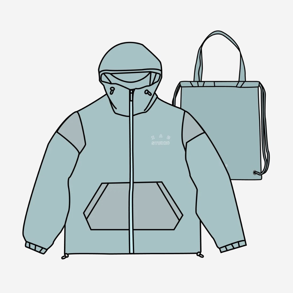 【IAB STUDIO】 IAB STUDIO WIND JACKET PACK : SKY BLUE SILVER