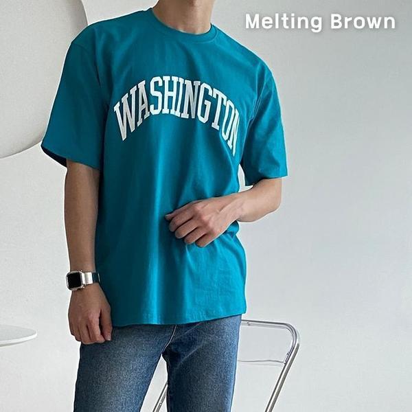 メンズサマーカジュアルオーバーフィットTシャツ 5color