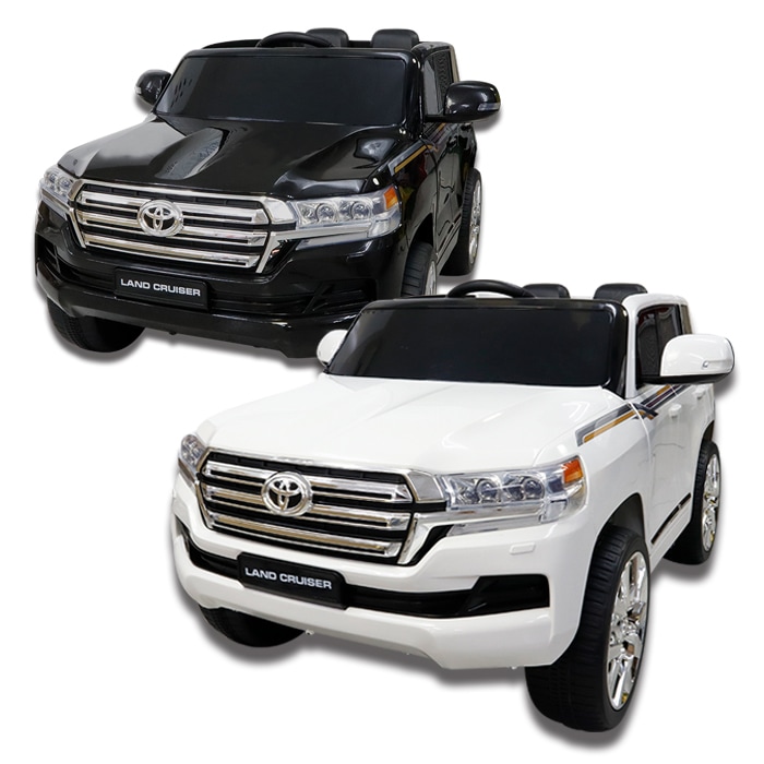電動乗用カー TOYOTA LAND CRUISER 正規ライセンス プロポ付き サウンド機能 トヨタ ランクル 乗用玩具###乗用カーJJ2022###