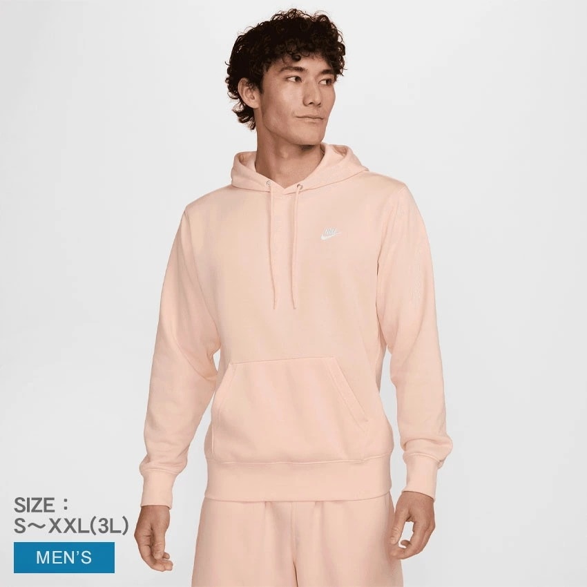 クラブ FT プルオーバー L／S フーディ FN3867 メンズ ウェア トップス プルオーバーパーカー フード 長袖 ロングスリーブ フーディー カンガルーポケット