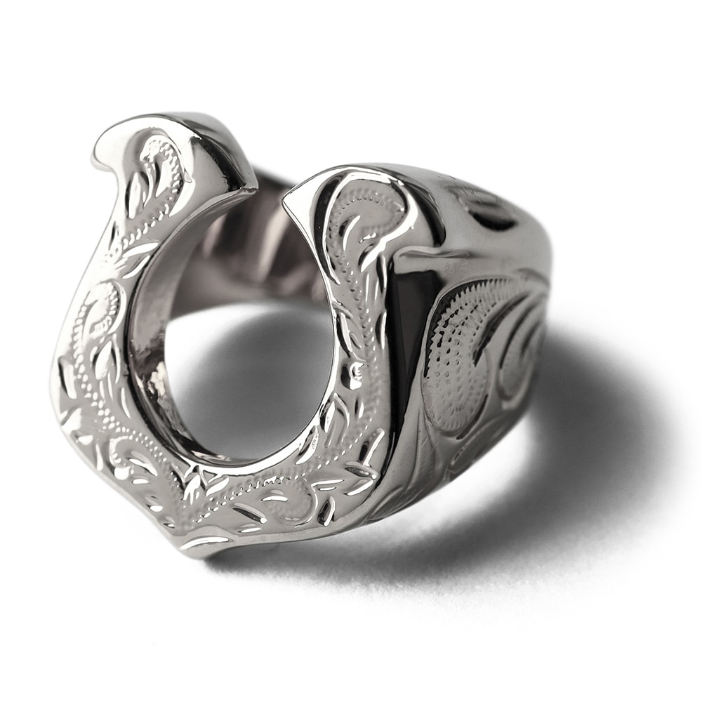 BFF 馬蹄 印台リング [bffr017-s]