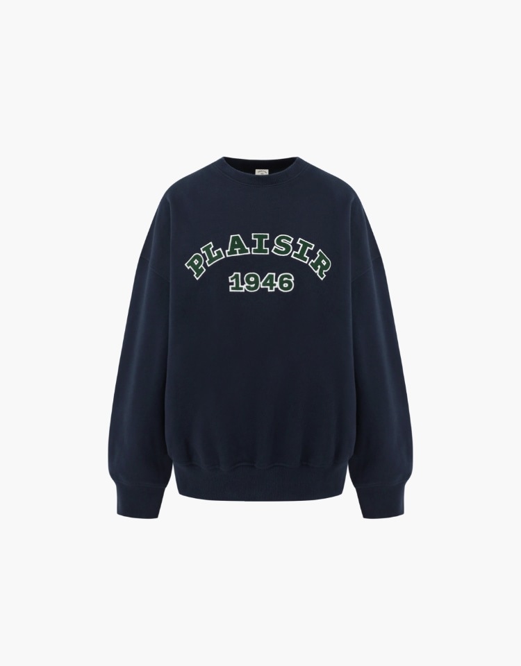 【DEPOUND】 PLAISIR SWEATSHIRTS : NAVY