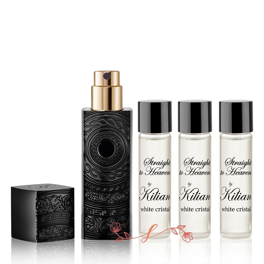 K　ilian　ストレート トゥ ヘブン ホワイト クリスタル オード パルファム トラベル スプレィ セット　7.5mlｘ 4　正規品　香りのタイプ ウッディ
