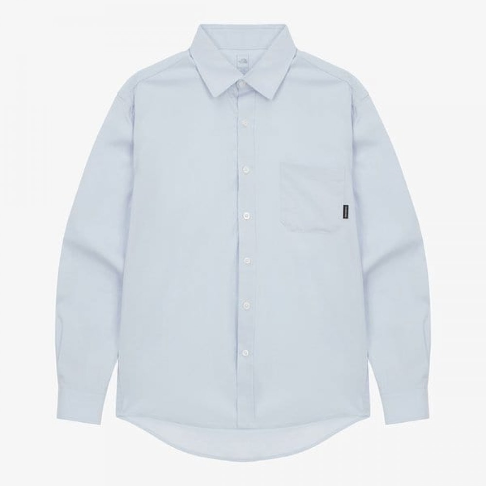 [ノースフェイス公式] NH8LR04B メンズコミューターシャツ_ライトブルー