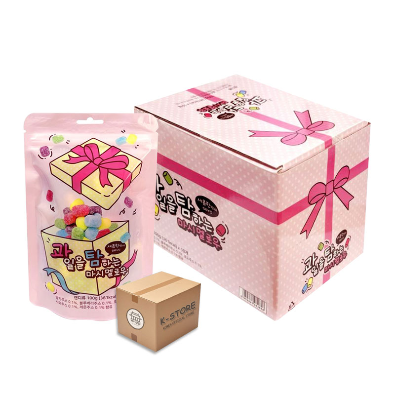 [業者向け] 果物を欲しがるマシュマロ 100g (10 x 8) / 1BOX
