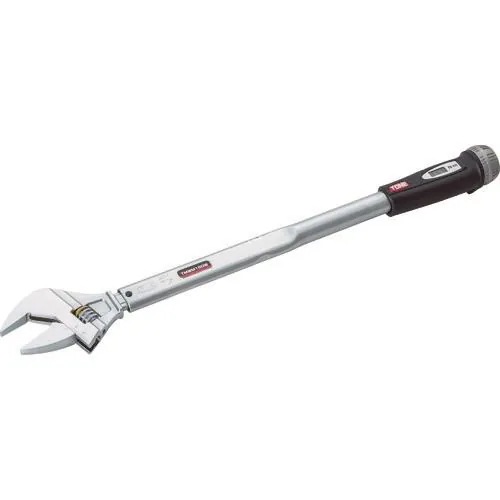 【メーカー直送品】TONE モンキ形トルクレンチ(プレセット形) (ダイレクトセット・ワイドタイプ) トルク調整範囲5~25N・m TMWM25W