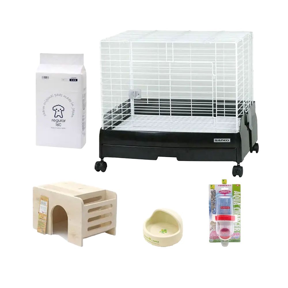 モルモット　はじめての飼育セット　スターターセット（６２X５０．５X５５ｃｍ）　ＣＲＣ50―25―15―10―00