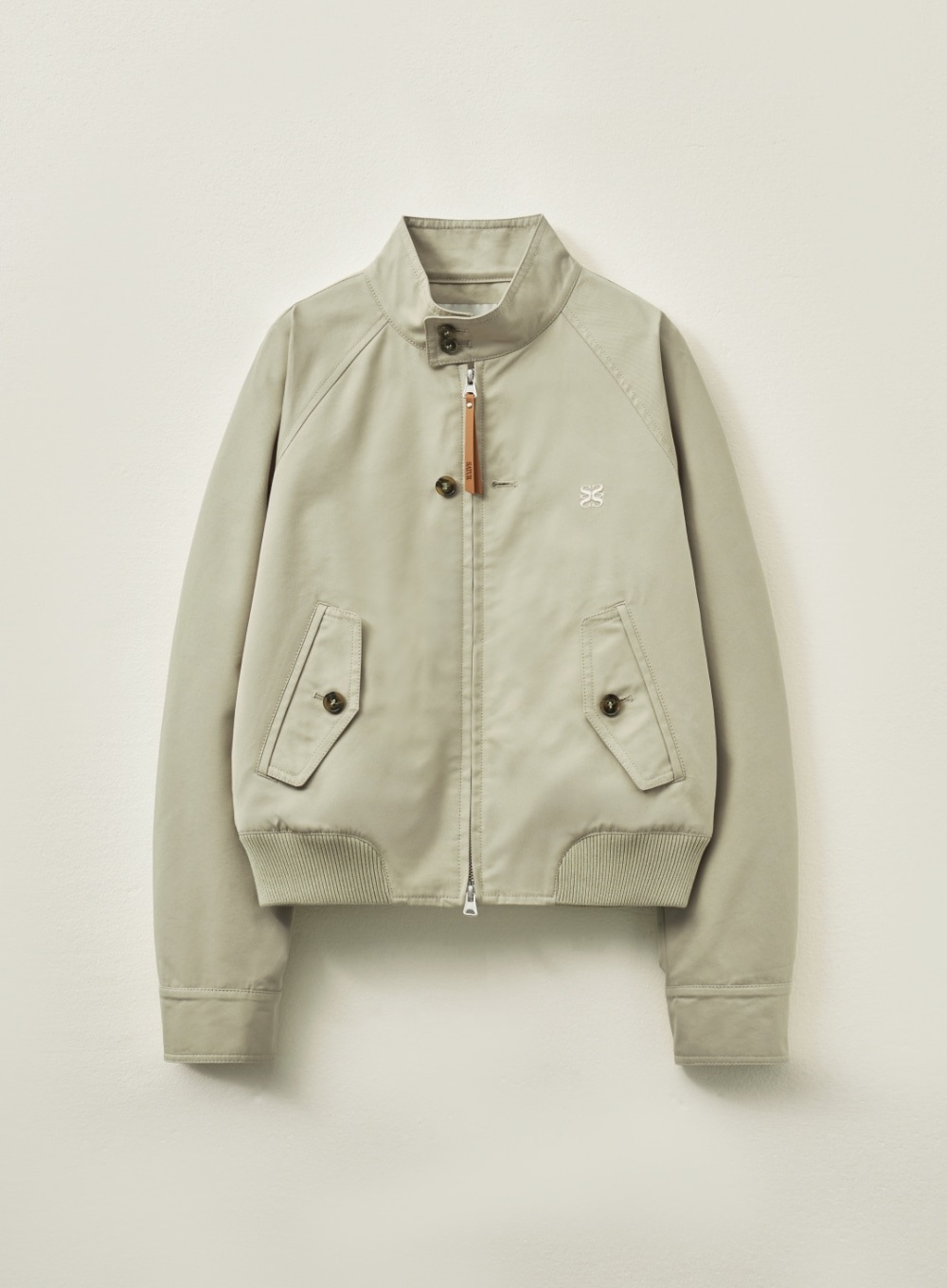 【SATUR】(W) LECCE COTTON HARRINGTON JACKET : NATURAL BEIGE