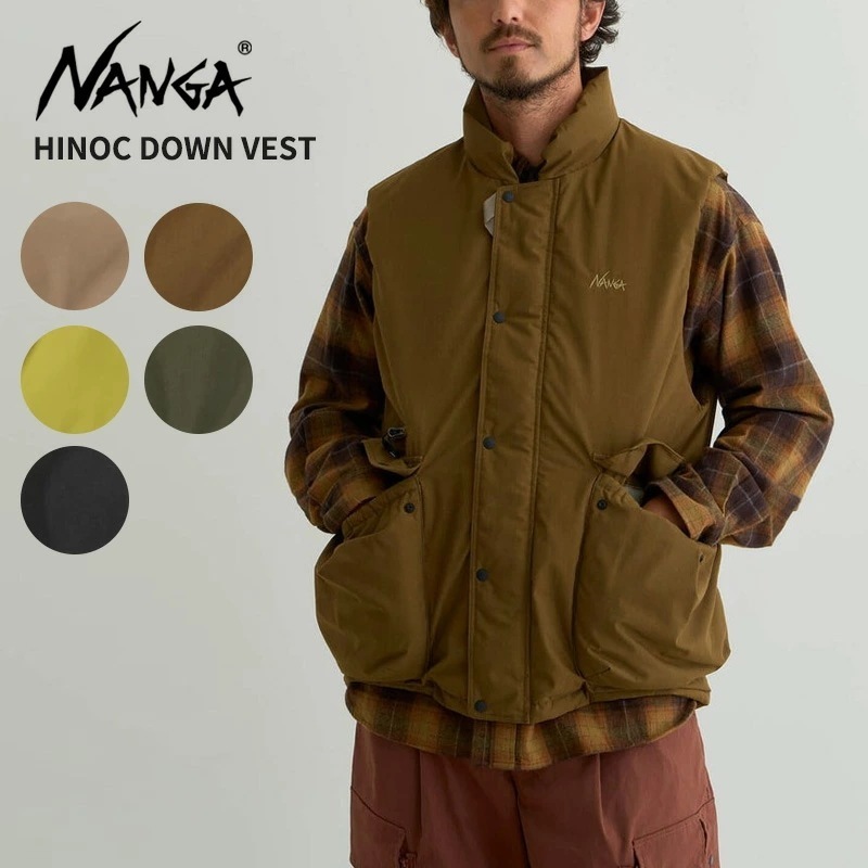 ナンガ メンズ ダウンベスト NANGA ヒノックダウンベスト HINOC DOWN VEST アウター 冬