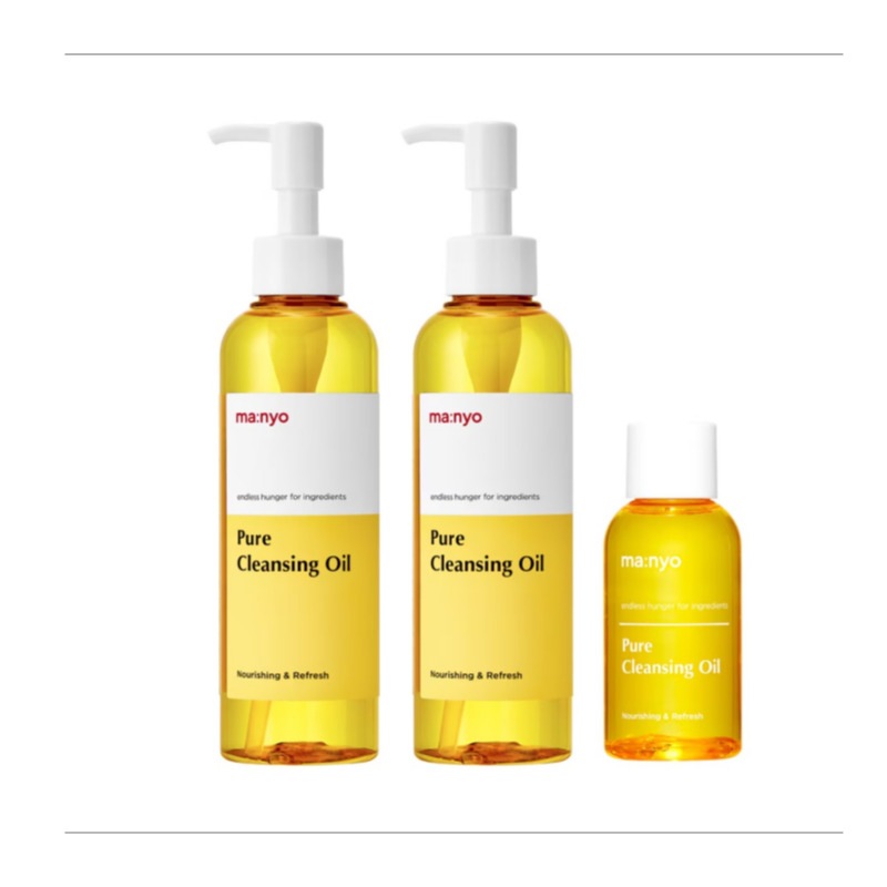 【韓国コストコ純正品/並行輸入品】 ピュア クレンジングオイル 200ml×2本＋55ml毛穴ケア・低刺激・韓国クレンジングオイル