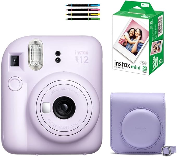 インスタントカメラ チェキ instax mini 12 (4点セット)