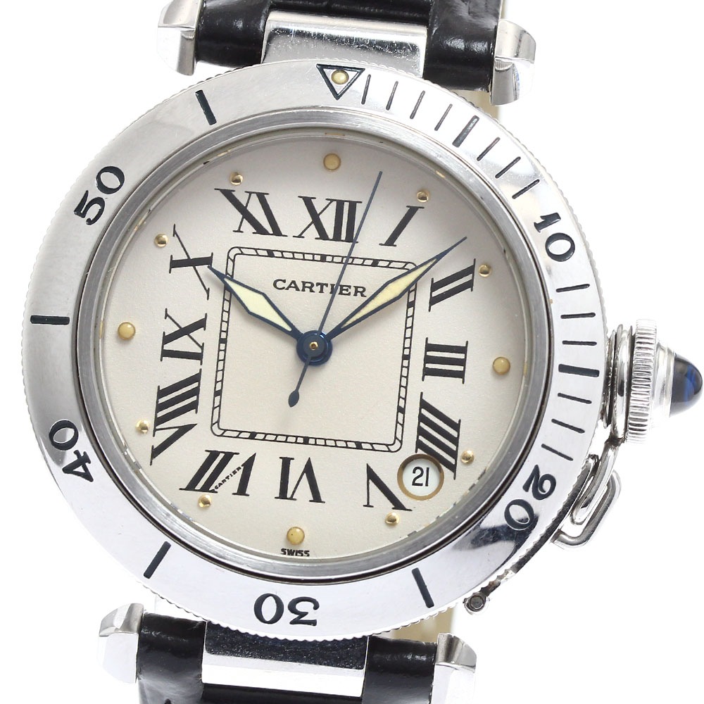 カルティエ CARTIER W3100255 パシャC デイト 自動巻き メンズ _905975【中古】
