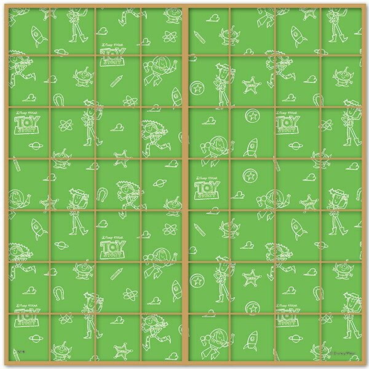 アサヒペン ピクサー トイストーリー ウッディ&ジェシー（障子紙2枚組用） 92cm×182cm NTLX-007S ディズニー 貼り換え 和室 リメイク 簡単 張り替え