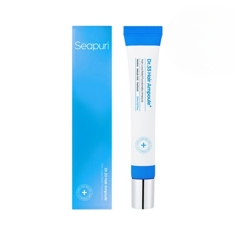 シーフューリ脱毛エッセンスヘアアンプル頭皮栄養剤ドクター33 1box