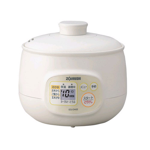 象印 EG-DA02-WB マイコンおかゆメーカー　ホワイト EGDA02WB