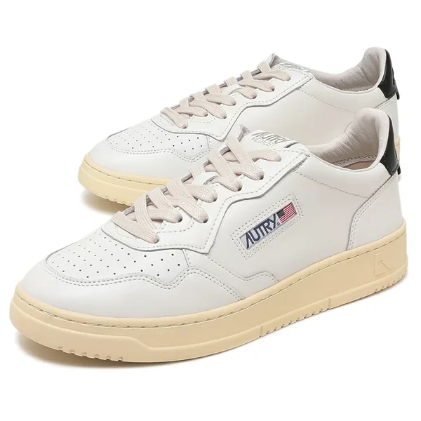 スニーカー メダリスト ホワイト ブラック メンズ AULM LL22