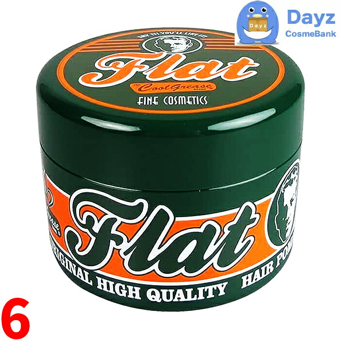 阪本高生堂 クールグリース G フラット 210g　6点セット　　ヘアスタイリング剤 スタイリンググリース ジェル ファインコスメティックス　　nc