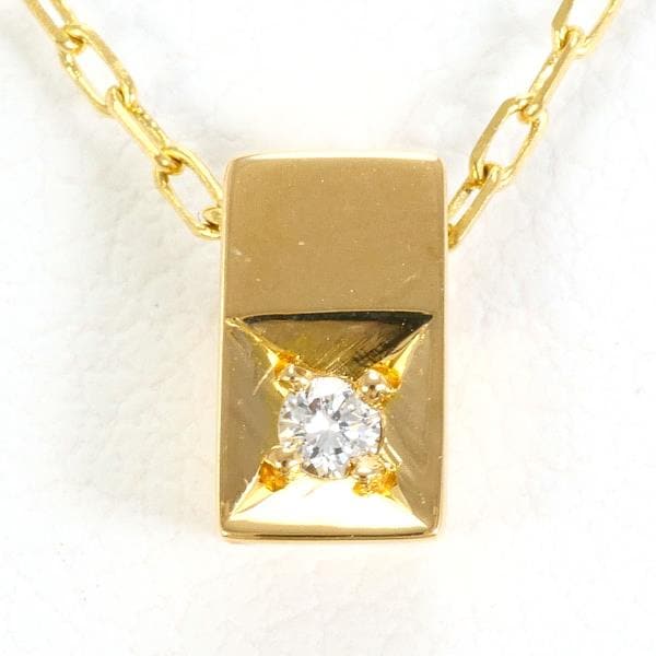 4℃ K18YG ネックレス ダイヤ 総重量約1.8g 約39cm ジュエリー 中古 26,467円