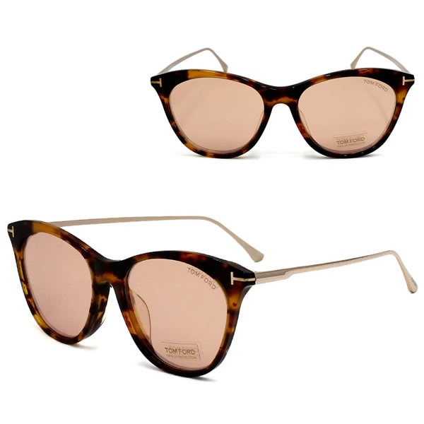 サングラス FT0713-D/S 55G 55 TF713-D サングラス アジアンフィット EYEWEAR メンズ レディース ハバナ ピンク 24,272円