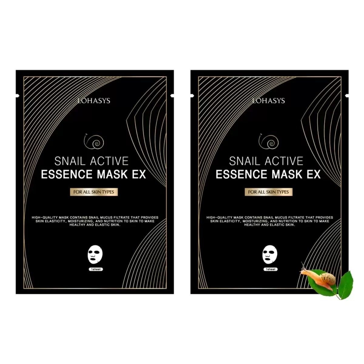 ロハシス スネイル アクティブ エッセンス マスク 10枚x3